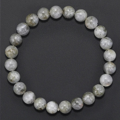 Bracelet Labradorite Femme Éclat Gris