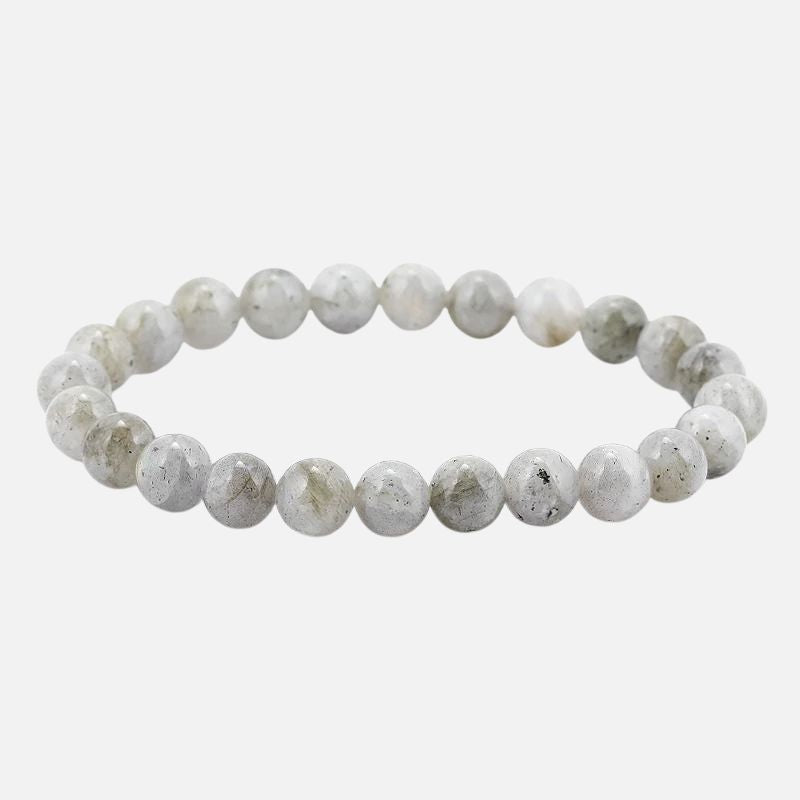 Bracelet Labradorite Femme Éclat Gris