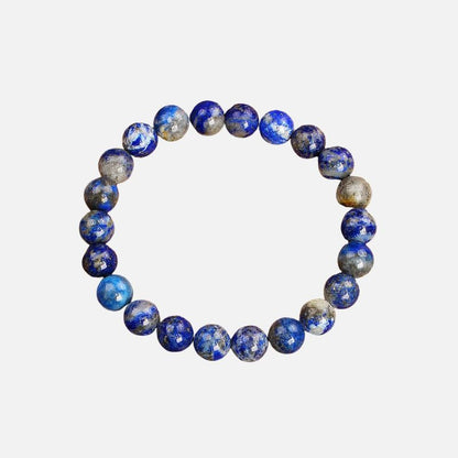 Bracelet Lapis Lazuli Homme Perles Pierre Naturelle