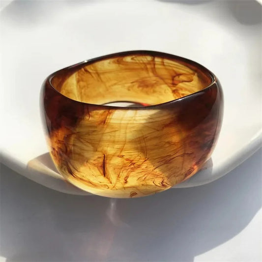 Bracelet Large Femme Effet Marbré