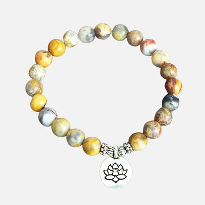 Bracelet Lotus Homme Sérénité Et Force