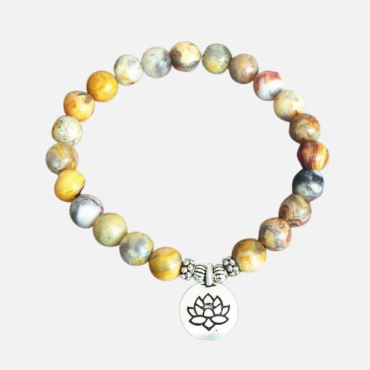 Bracelet Lotus Homme Sérénité Et Force