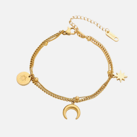 Bracelet Lune et Etoiles