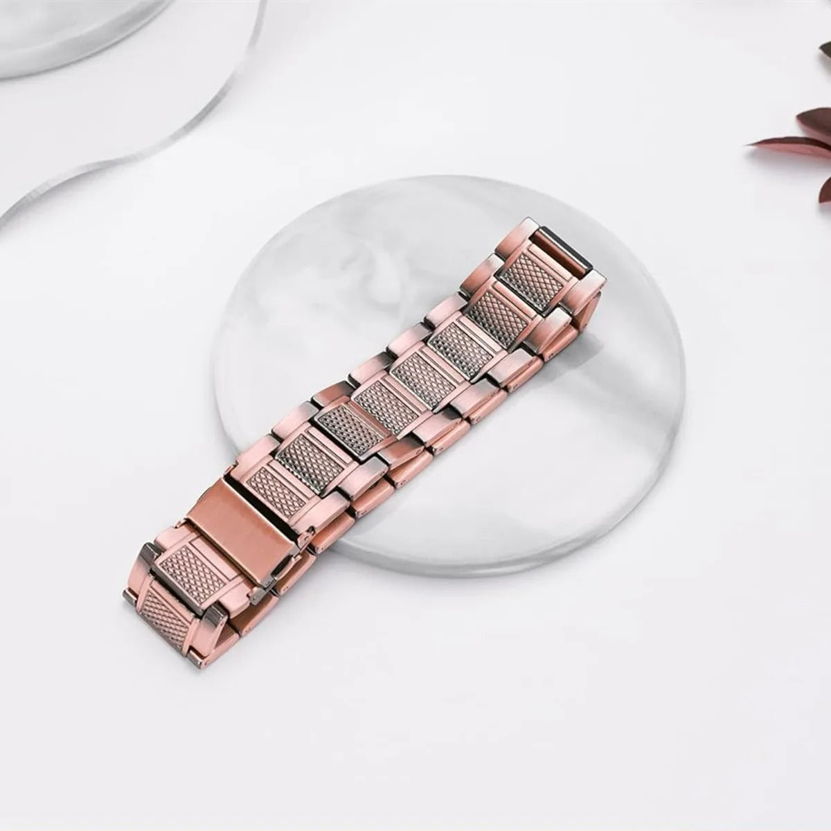 Bracelet Magnétique Cuivre Largeur Affirmée