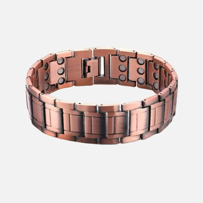 Bracelet Magnétique Cuivre Largeur Affirmée