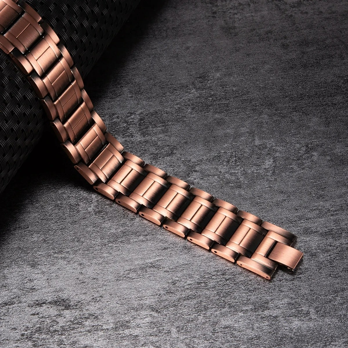 Bracelet Magnétique Cuivre Largeur Affirmée