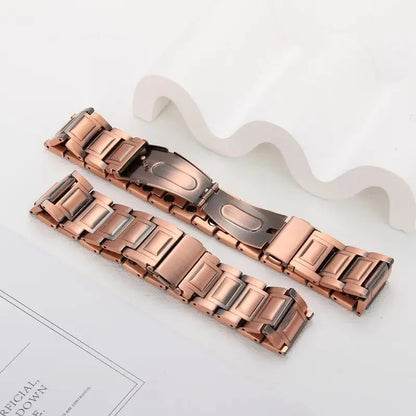 Bracelet Magnétique Homme Cuivre Maillons Larges