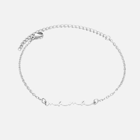 Bracelet Maman Chaine - Acier Inoxydable