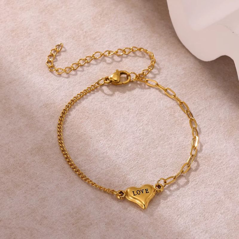 Bracelet Maman Cœur Love Acier Inoxydable