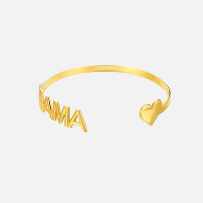 Bracelet Maman Jonc - Acier Inoxydable
