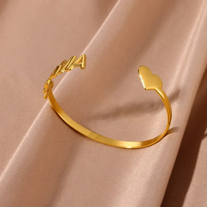 Bracelet Maman Jonc - Acier Inoxydable