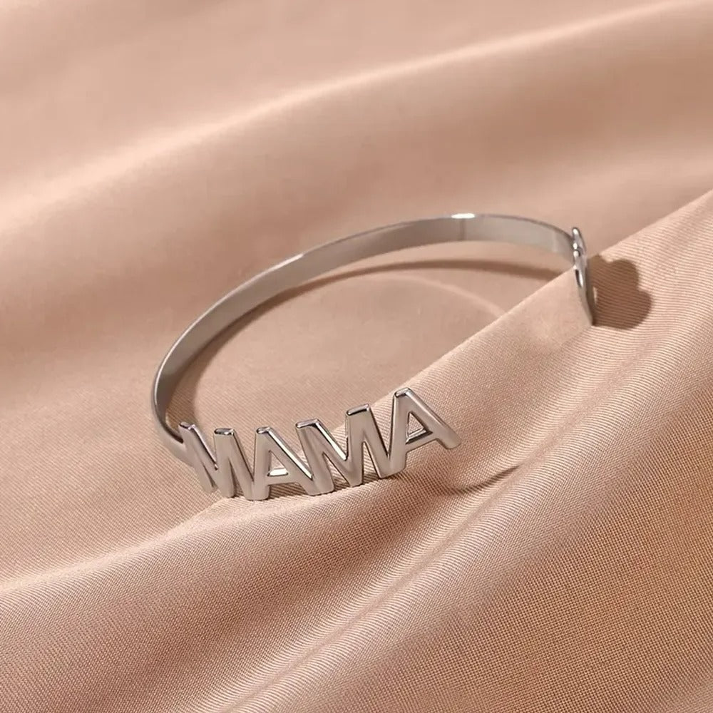 Bracelet Maman Jonc - Acier Inoxydable