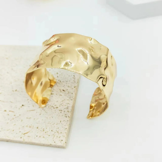 Bracelet Manchette Femme – Acier Inoxydable