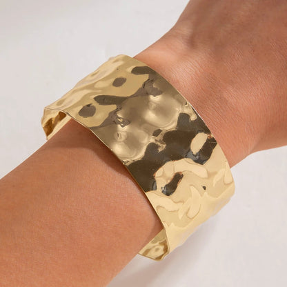 Bracelet Manchette Femme – Acier Inoxydable