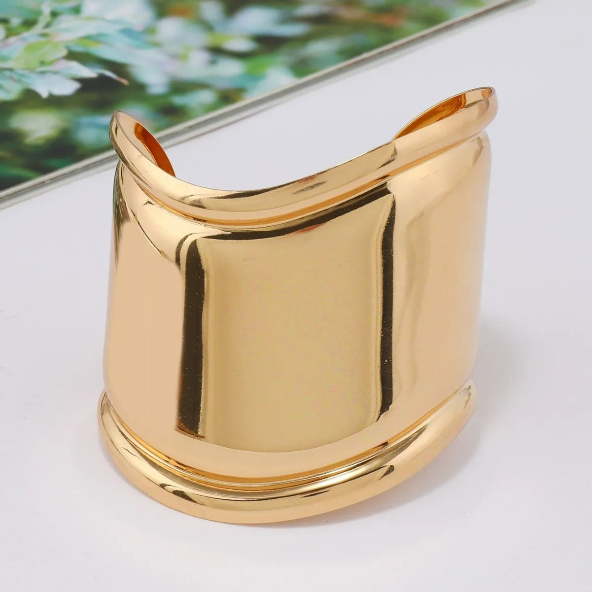 Bracelet Manchette Femme Doré