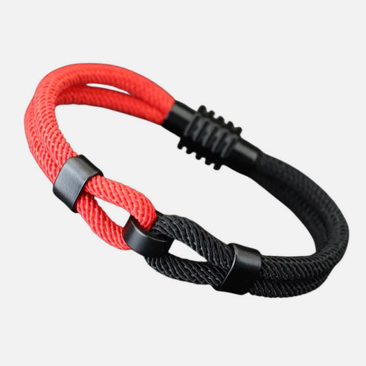 Bracelet Marin en Cordage Bicolore