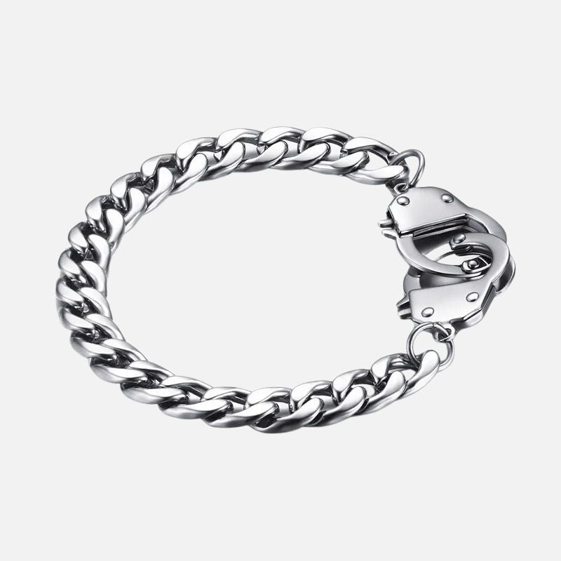 Bracelet Menotte Homme Audacieux – Acier Inoxydable