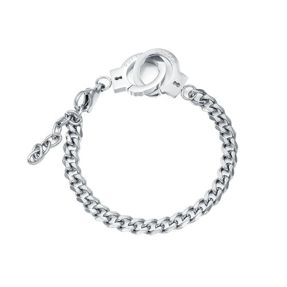 Bracelet Menotte Homme Force Brute – Acier Inoxydable
