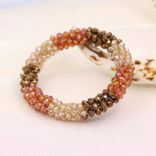 Bracelet Népalais Tressé Et Étincelant