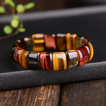 Bracelet Œil de Tigre Femme Énergie Minérale