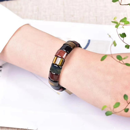 Bracelet Œil de Tigre Femme Énergie Minérale