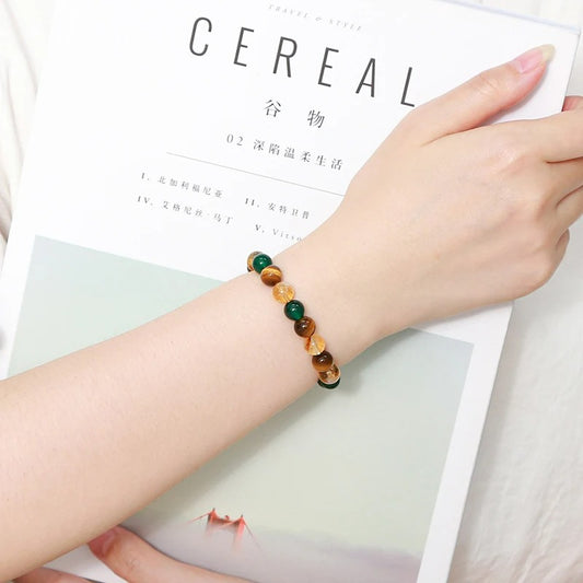 Bracelet Œil de Tigre Femme Raffinement Et Force