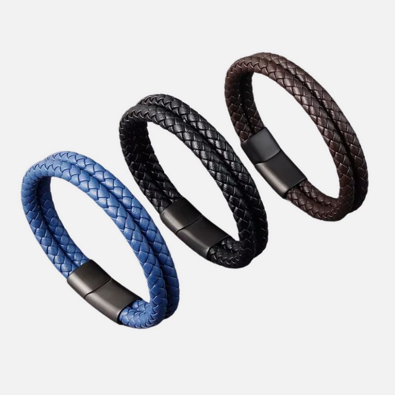 Bracelet Papa Authentique en Cuir