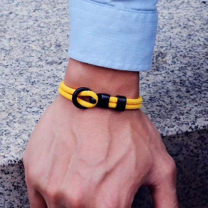 Bracelet Papa en Double Corde 