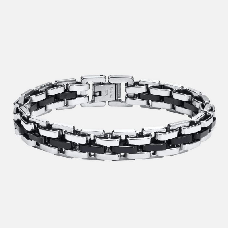 Bracelet Papa en Maillon en Acier Inoxydable