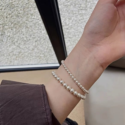 Bracelet Perle Blanche Vintage