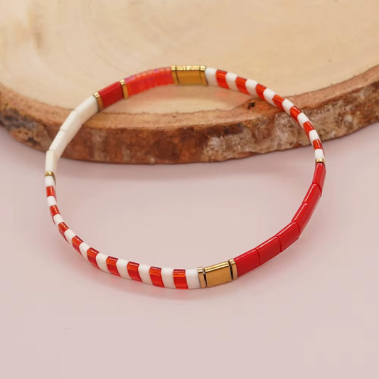 Bracelet Perle Plate Style Bohème