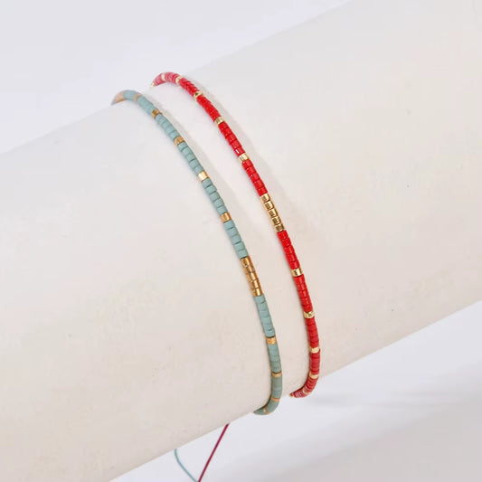 Bracelet Perle de Rocaille en Verre