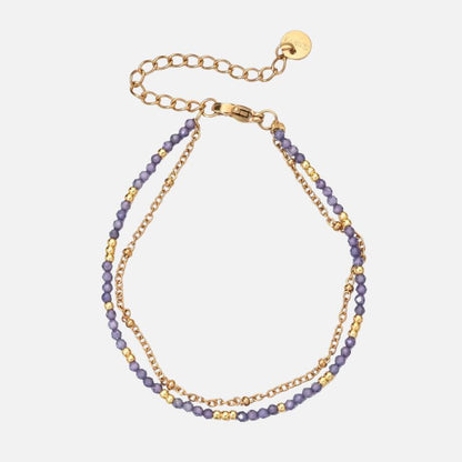 Bracelet Perles Fines en Acier Inoxydable