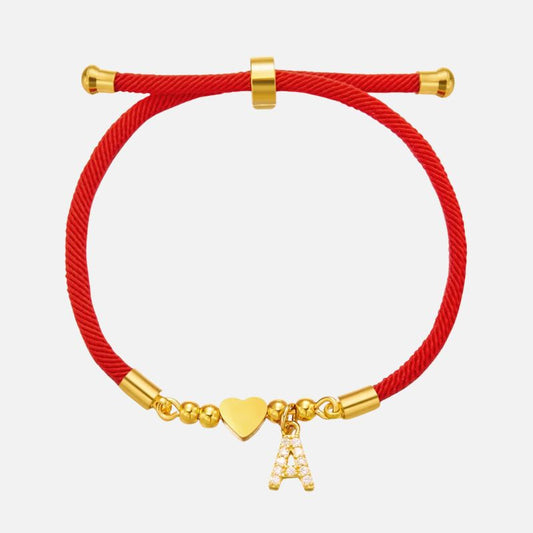 Bracelet Personnalisé Rouge Et Symbolique