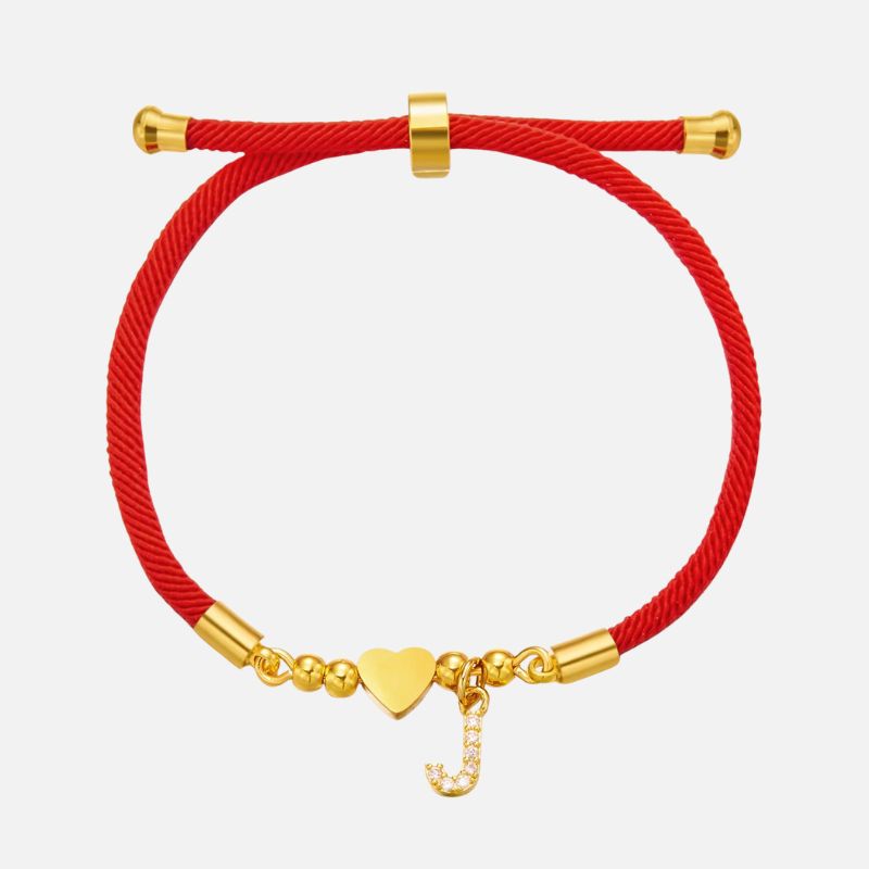 Bracelet Personnalisé Rouge Et Symbolique