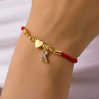 Bracelet Personnalisé Rouge Et Symbolique