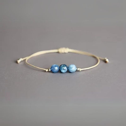 Bracelet Pierre Bleue Artisanal