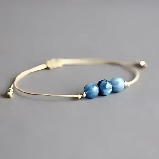 Bracelet Pierre Bleue Artisanal