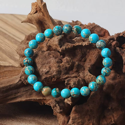 Bracelet Pierre Bleue Ensemble de 2