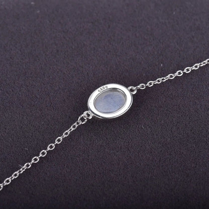 Bracelet Pierre de Lune sur Chaine