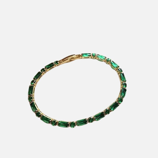 Bracelet Pierre Verte Luxueux