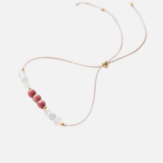 Bracelet Quartz Rose et Autres Pierres