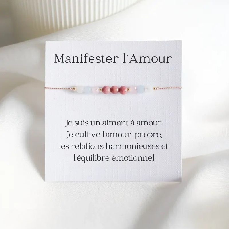 Bracelet Quartz Rose et Autres Pierres