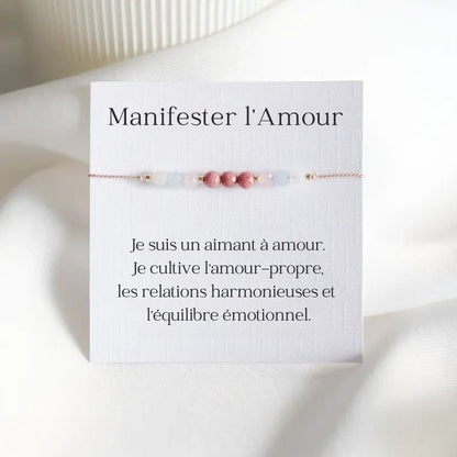 Bracelet Quartz Rose et Autres Pierres