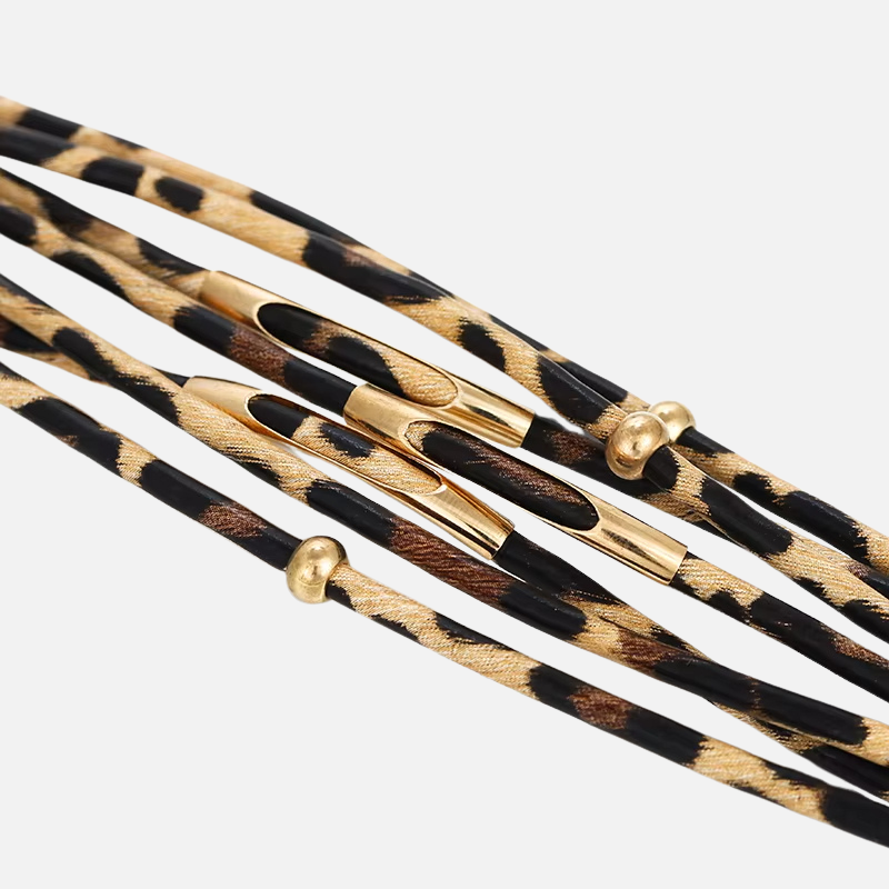 Bracelet Semainier Tendance Leopard