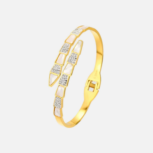 Bracelet Serpent Luxueux en Acier Inoxydable