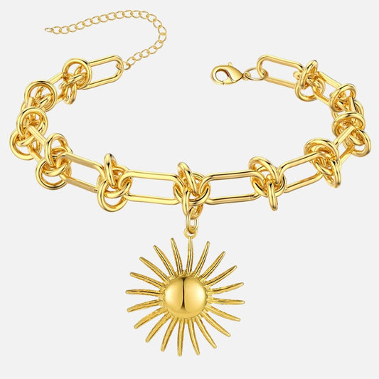 Bracelet Soleil à Trombones en Acier Inoxydable