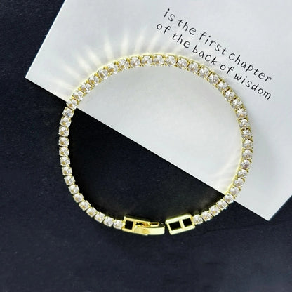 Bracelet Tennis Femme Acier Inoxydable Éclat Et Finesse