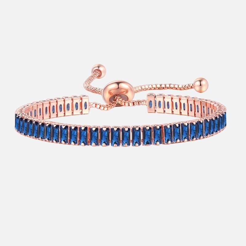 Bracelet Tennis Femme Lueurs Rosées