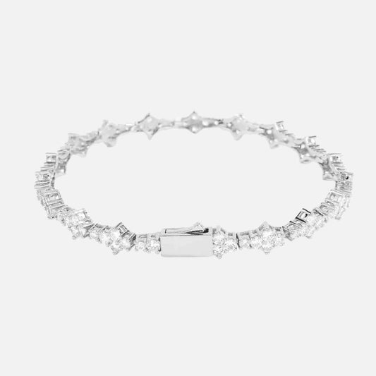 Bracelet Tennis Homme En Cuivre Et Zircon